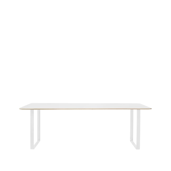 70/70 stół 255x108 cm - White laminate-Plywood-White - Muuto