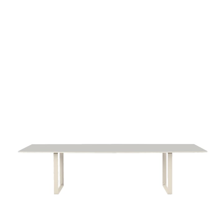 70/70 stół 295x108 cm - Grey linoleum-Plywood-Sand - Muuto