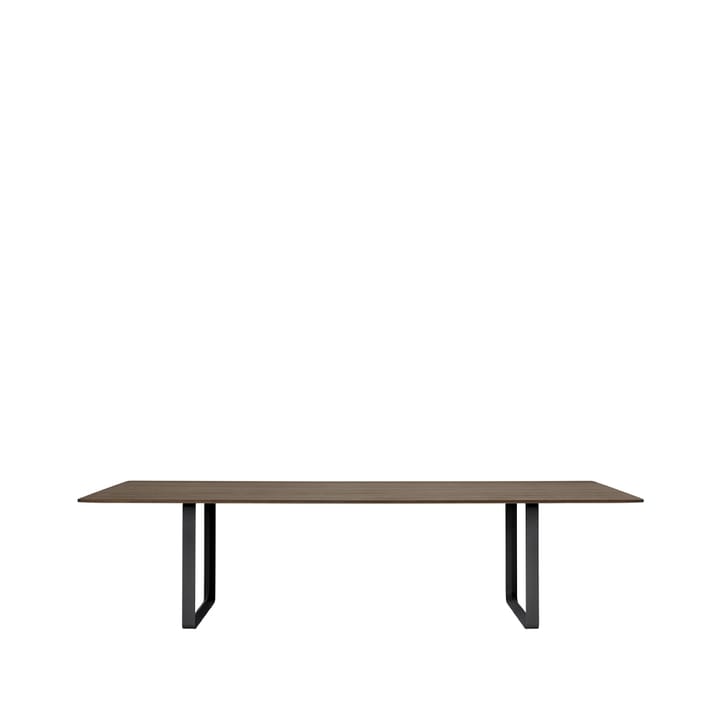 70/70 stół 295x108 cm, Solid smoked oak-Black Muuto