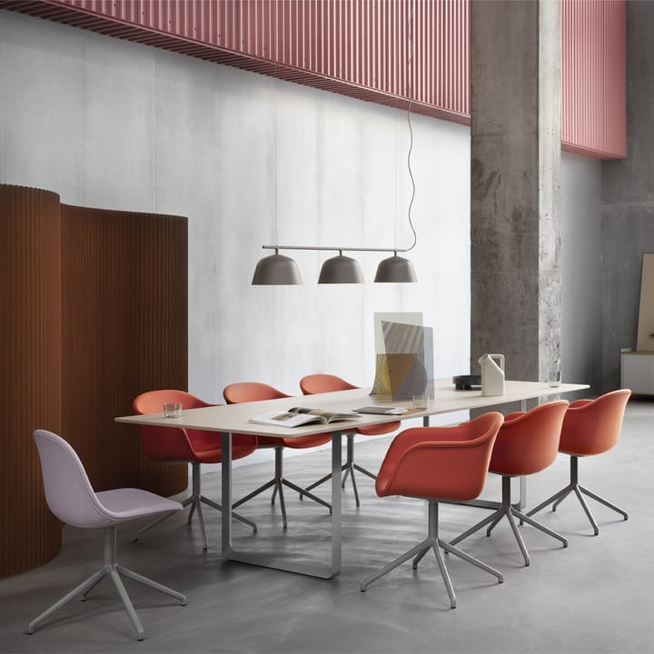 70/70 stół 295x108 cm, Solid smoked oak-White Muuto