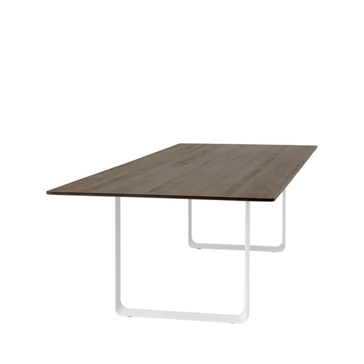 70/70 stół 295x108 cm, Solid smoked oak-White Muuto
