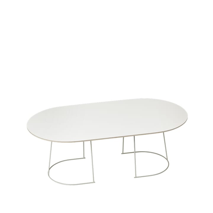 Airy owalny stolik kawowy - offwhite, nanolaminat, large - Muuto