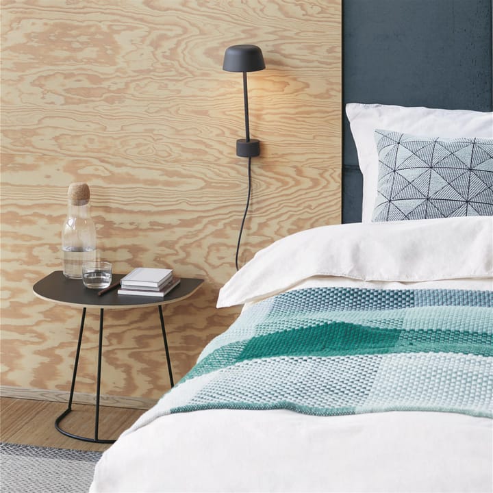 Airy stolik kawowy połowa, Black nanolaminate-Black Muuto