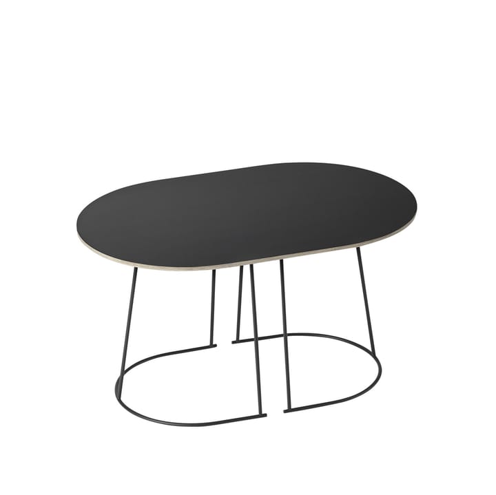 Airy stolik kawowy small - Black nanolaminate-Black - Muuto