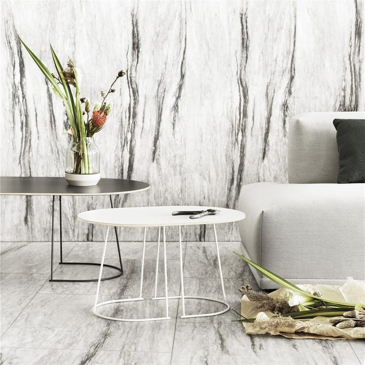 Airy stolik kawowy small, Off-white nanolaminate Muuto