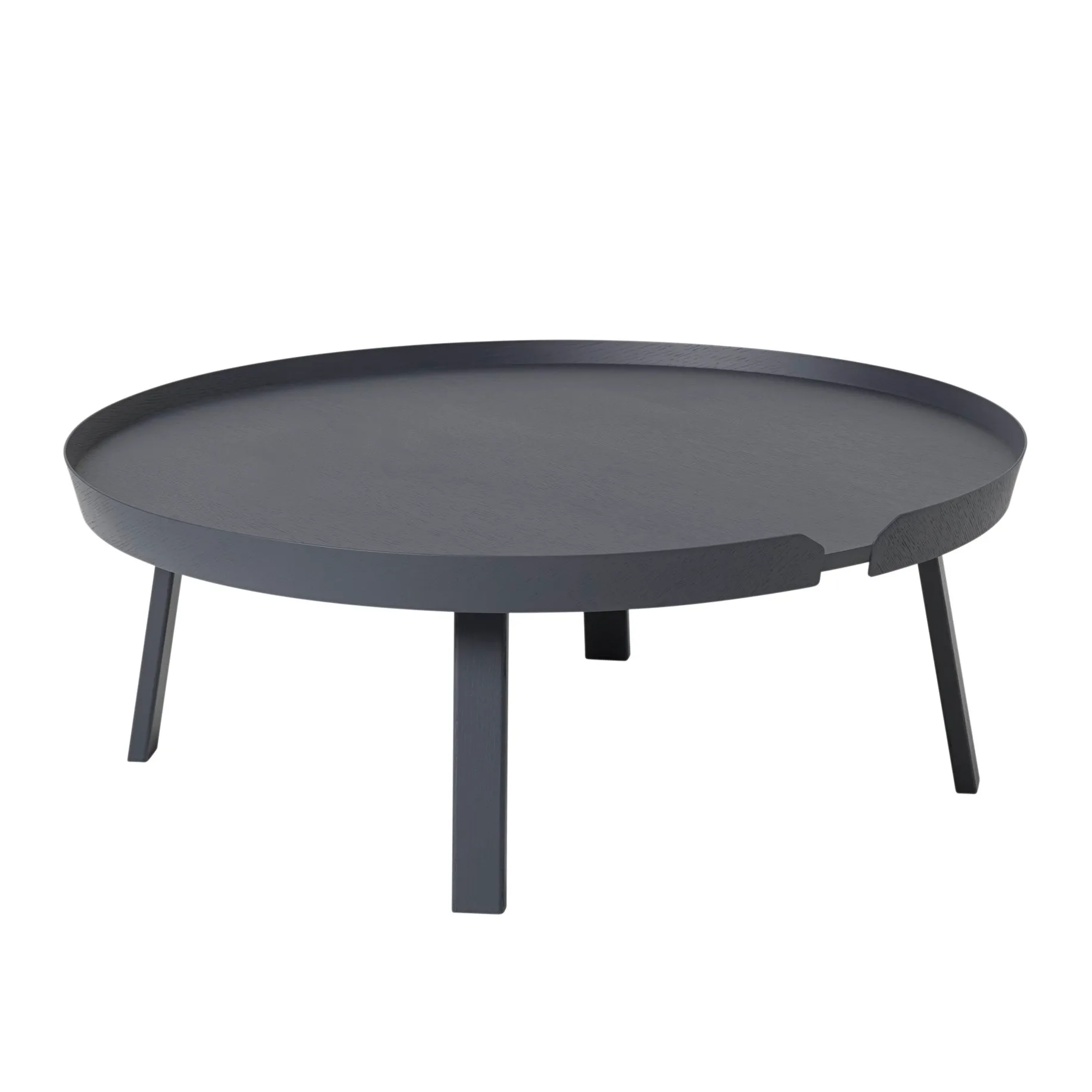 Around stolik boczny extra large, Anthracite Muuto