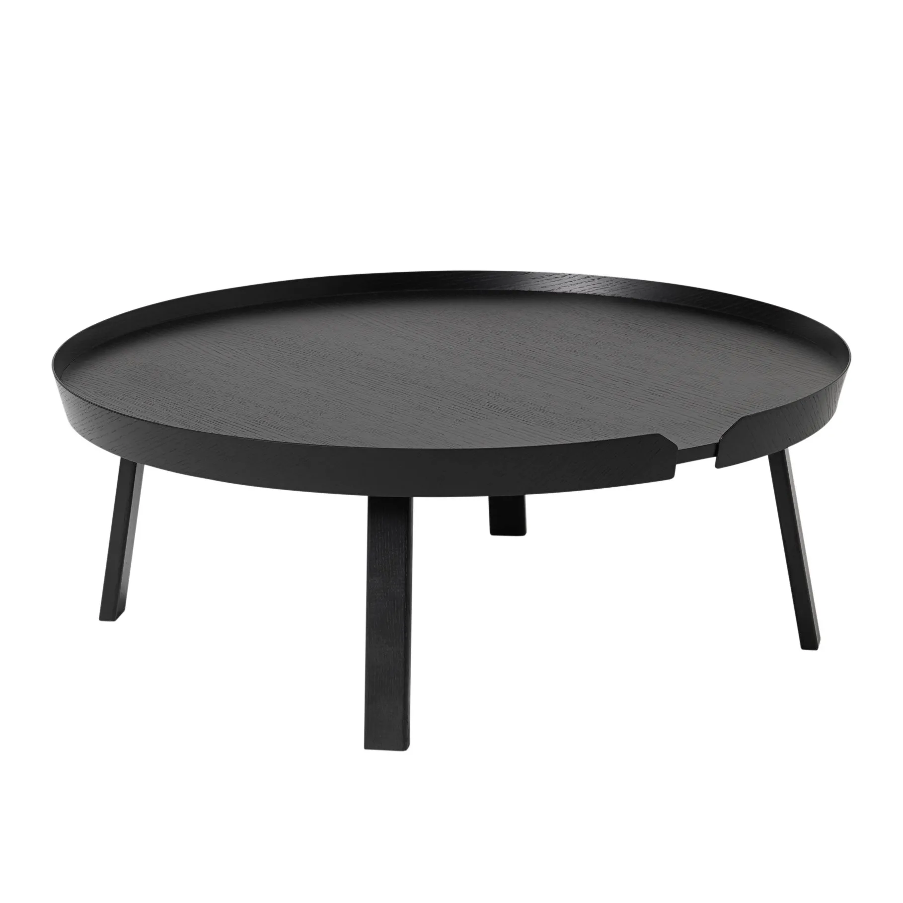 Around stolik boczny extra large, Black Muuto