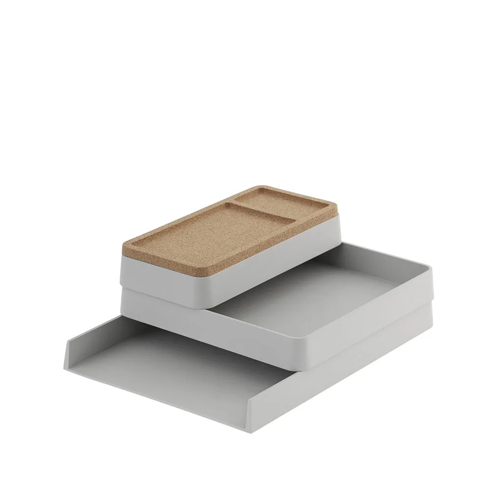 Arrange Desktop Przechowywanie , grey, configuration 1 Muuto