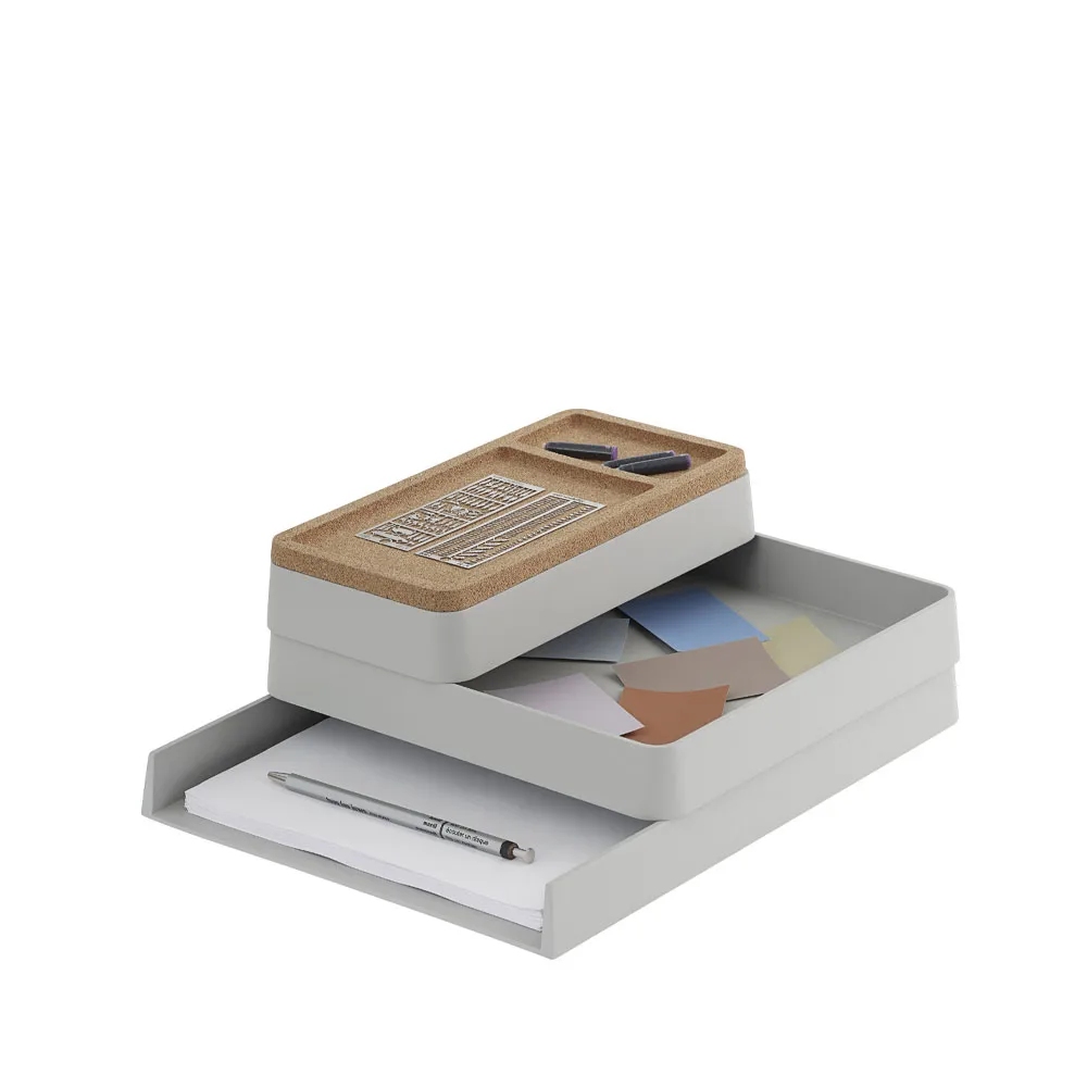 Arrange Desktop Przechowywanie , grey, configuration 1 Muuto