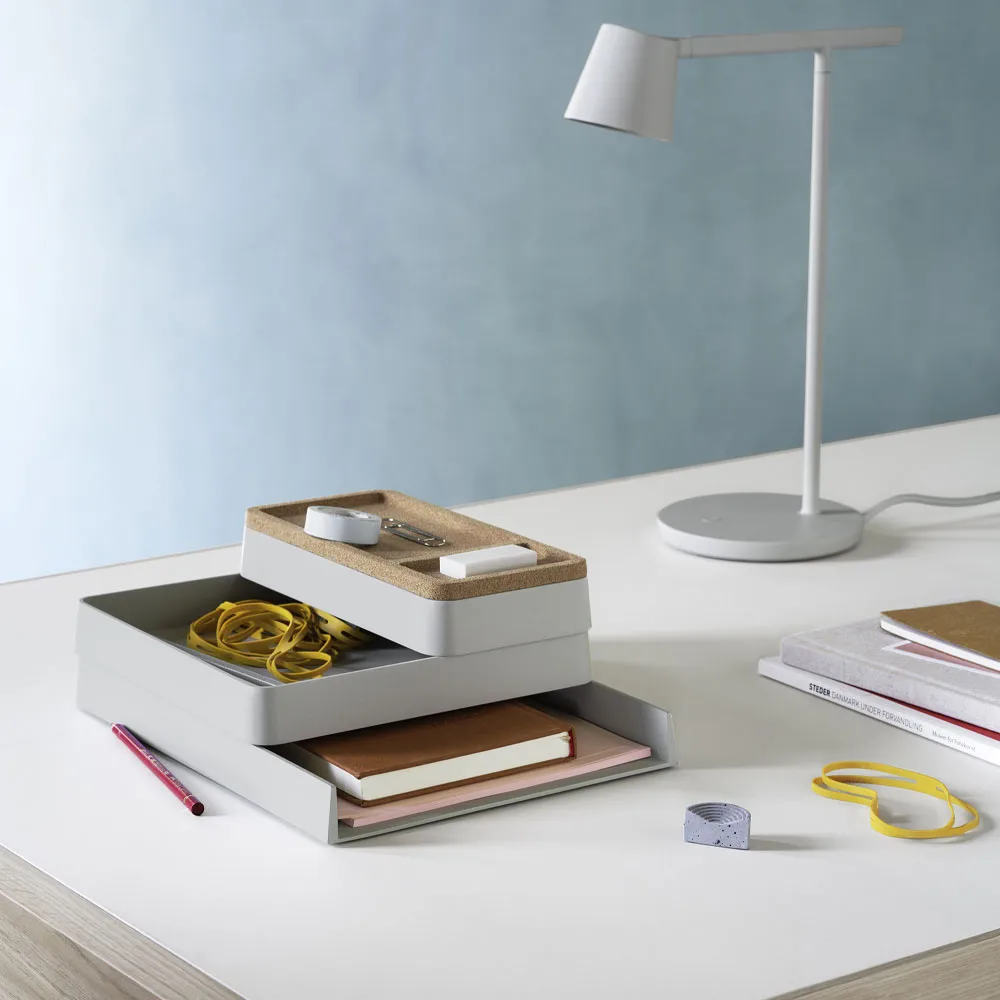 Arrange Desktop Przechowywanie , grey, configuration 1 Muuto