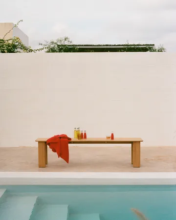 Ławka Assemble - Trewno tekowe, 180 cm - Muuto