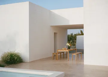 Ławka Assemble - Trewno tekowe, 180 cm - Muuto