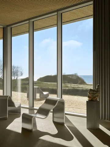 Ławka Dream View - Szczotkowana stal, 60 cm - Muuto