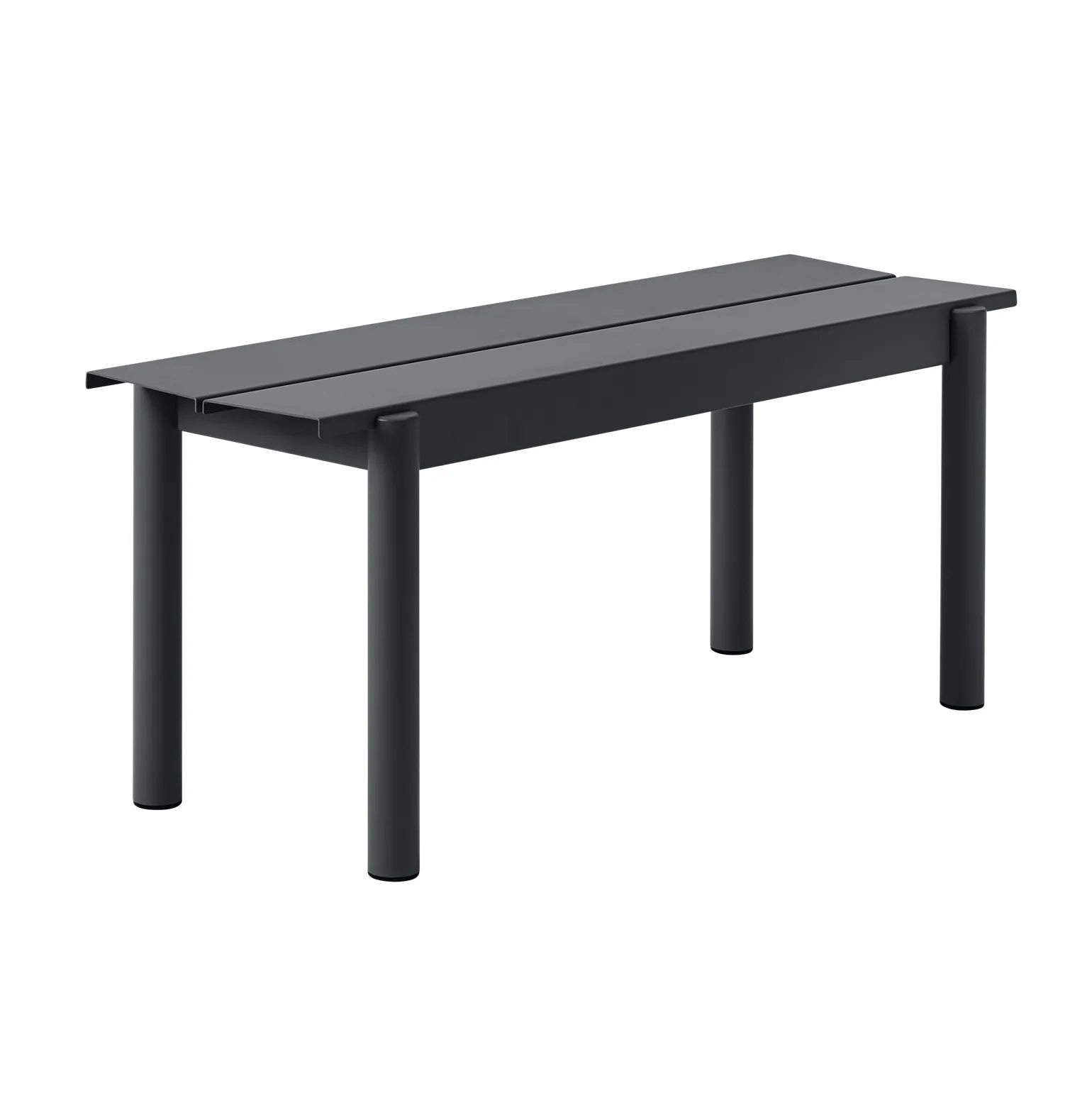 Ławka Linear Steel Bench 110x34 cm, Black Muuto
