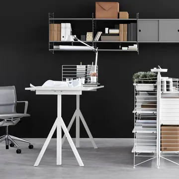 Base stół - black, krawędź ze sklejki, 140x80cm - Muuto