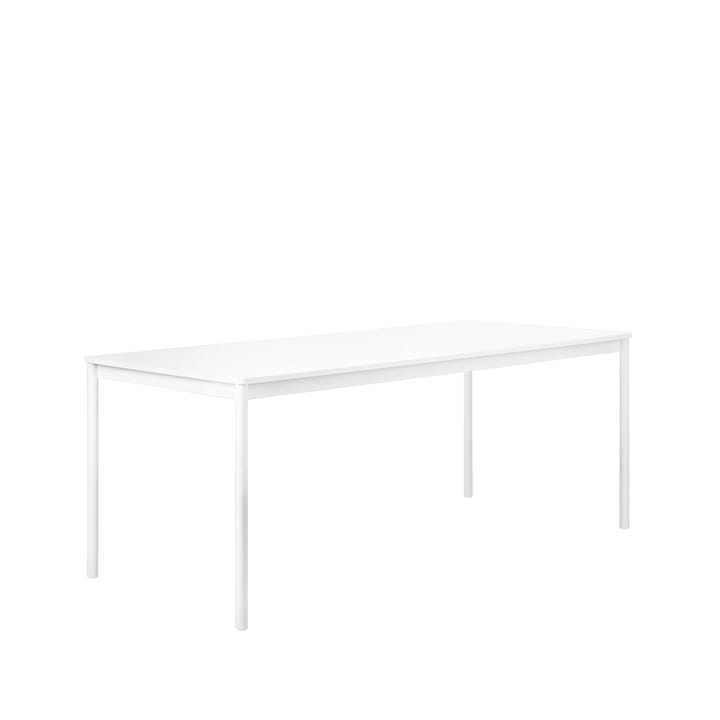 Base stół - white, krawędź abs, 190x85cm - Muuto