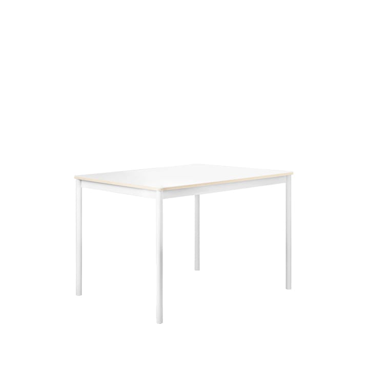 Base stół - white, krawędź ze sklejki, 140x80cm - Muuto