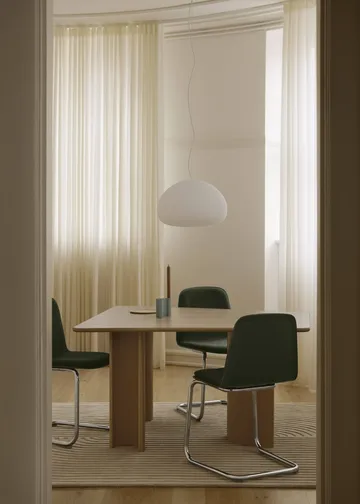 Brink Chair Cantilever Base krzesło - Dąb-chrom - Muuto