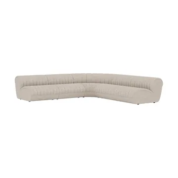 Coltre sofa modułowa - Konfiguracja 1, turf-sand, narożna sofa - Muuto