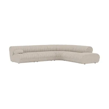 Coltre sofa modułowa - Konfiguracja 2, turf-sand, narożna sofa - Muuto