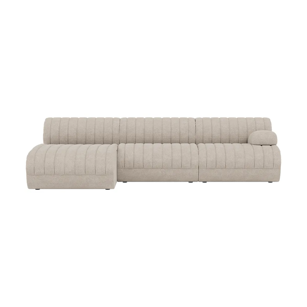 Coltre sofa modułowa, Konfiguracja 3, turf-sand, 3-osobowa Muuto