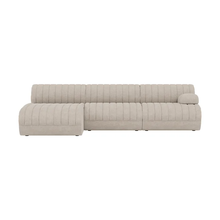 Coltre sofa modułowa - Konfiguracja 3, turf-sand, 3-osobowa - Muuto