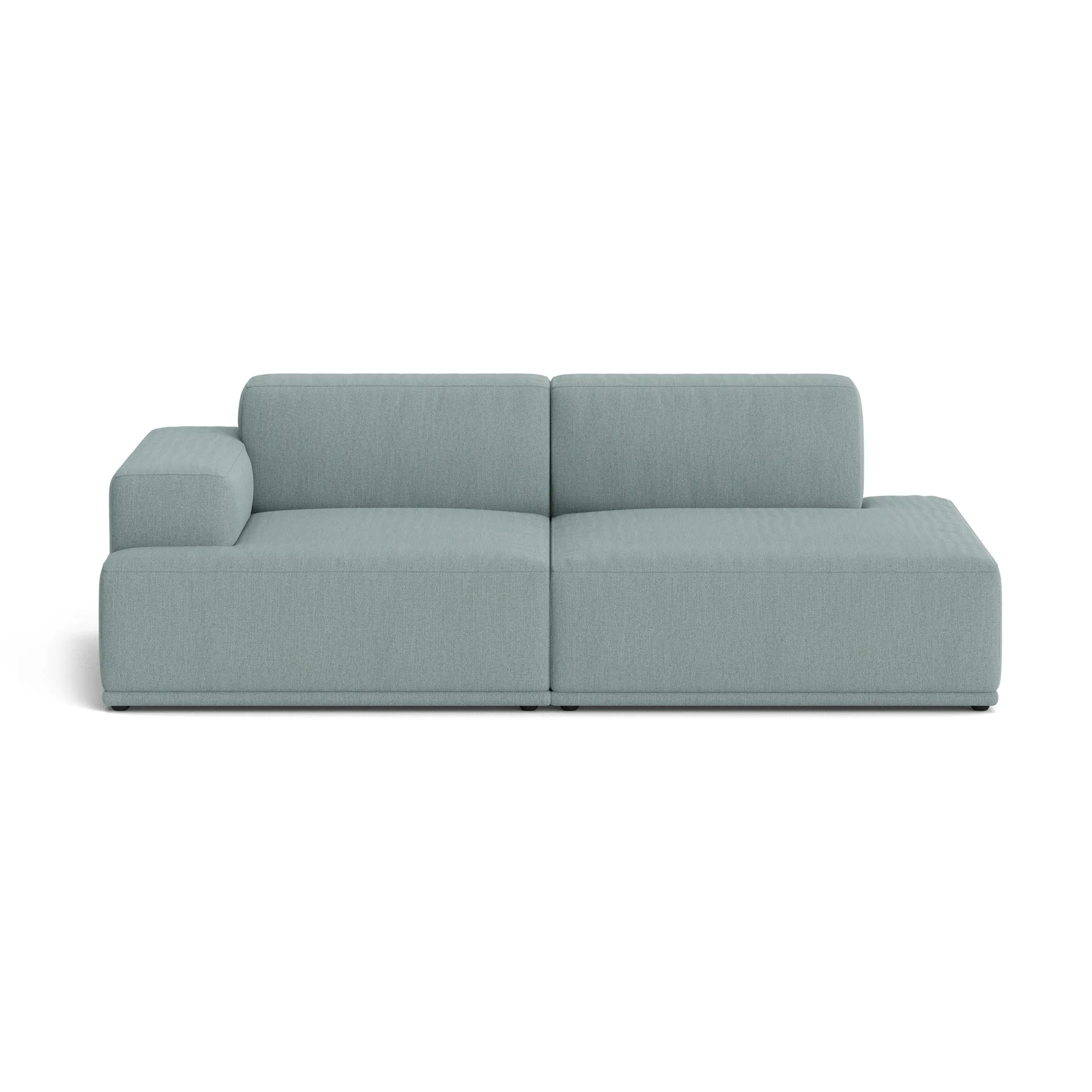 Connest soft sofa modułowa 2-osobowa Connect A+D rewool 718,  Muuto