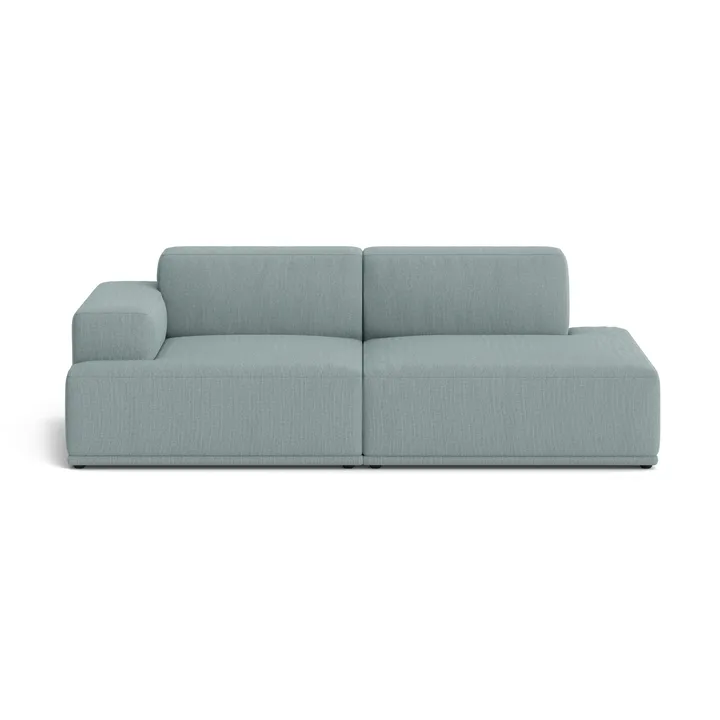 Connest soft sofa modułowa 2-osobowa Connect A+D rewool 718 - Muuto