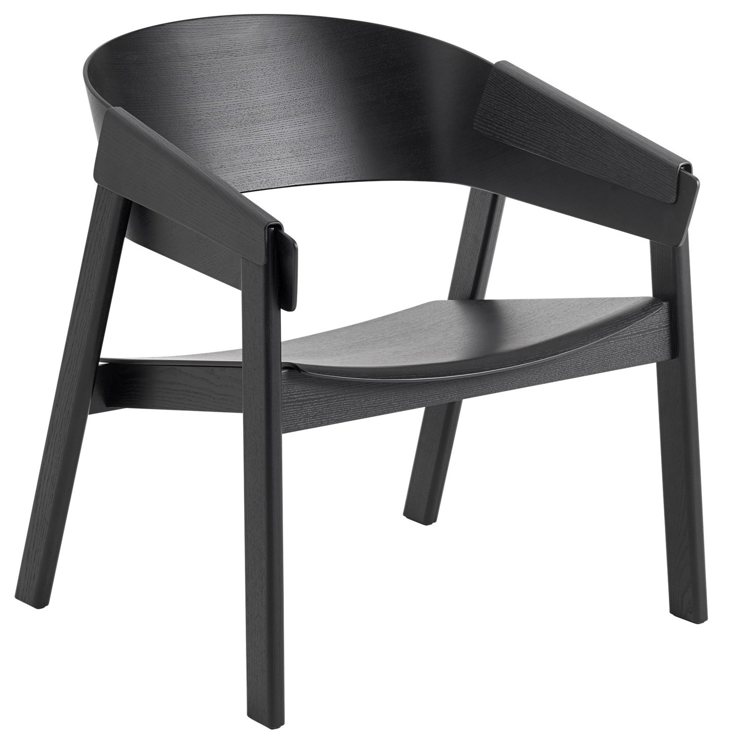 Muuto Cover fotel Black | Skandynawski Design | Fotele i podnóżki | Czarny