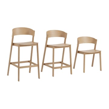 Cover krzesło barowe - Oak - Muuto