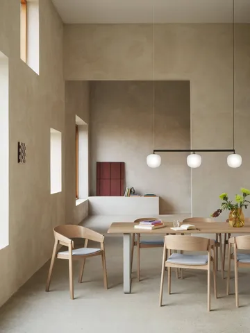 Cover tapicerowane siedzisko fotela - Refine leather cognac-Oak - Muuto