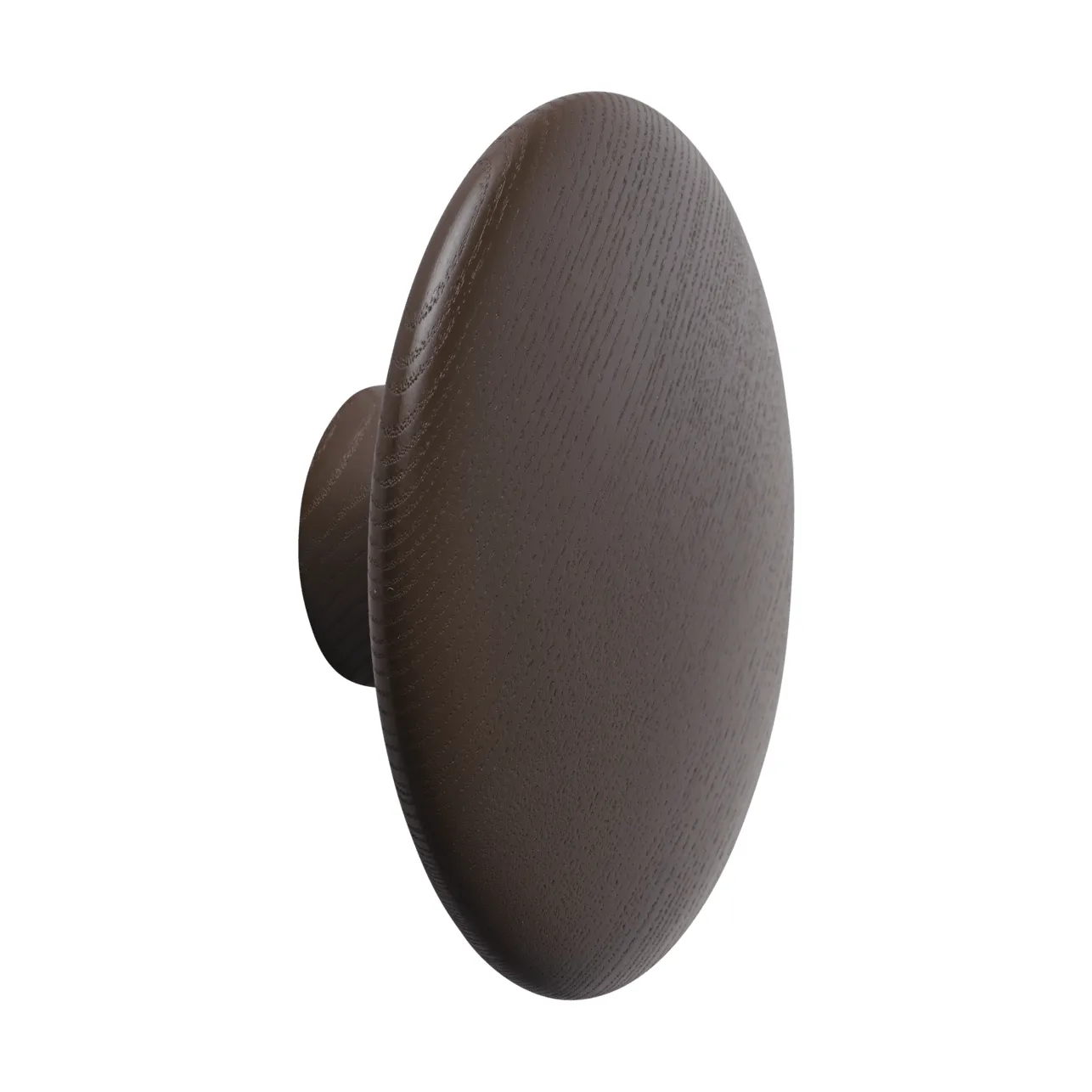 Dots Wood wieszak, Ceglastoczerwony, Ø13 cm Muuto