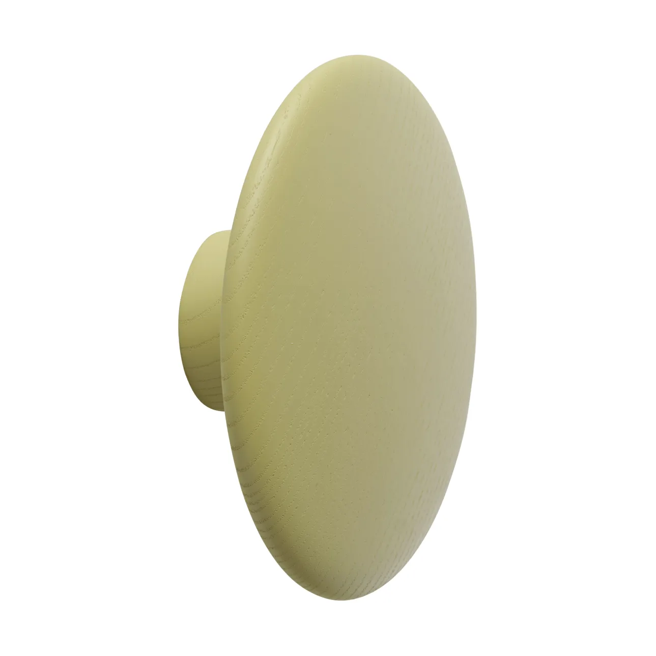 Dots Wood wieszak, Jasny olive, Ø13 cm Muuto