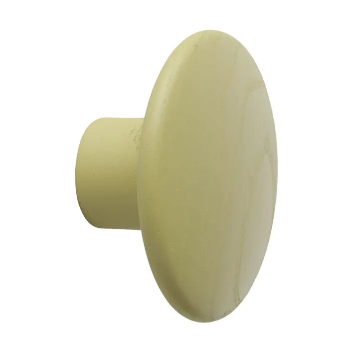Dots Wood wieszak - Light olive, Ø6,5 cm - Muuto