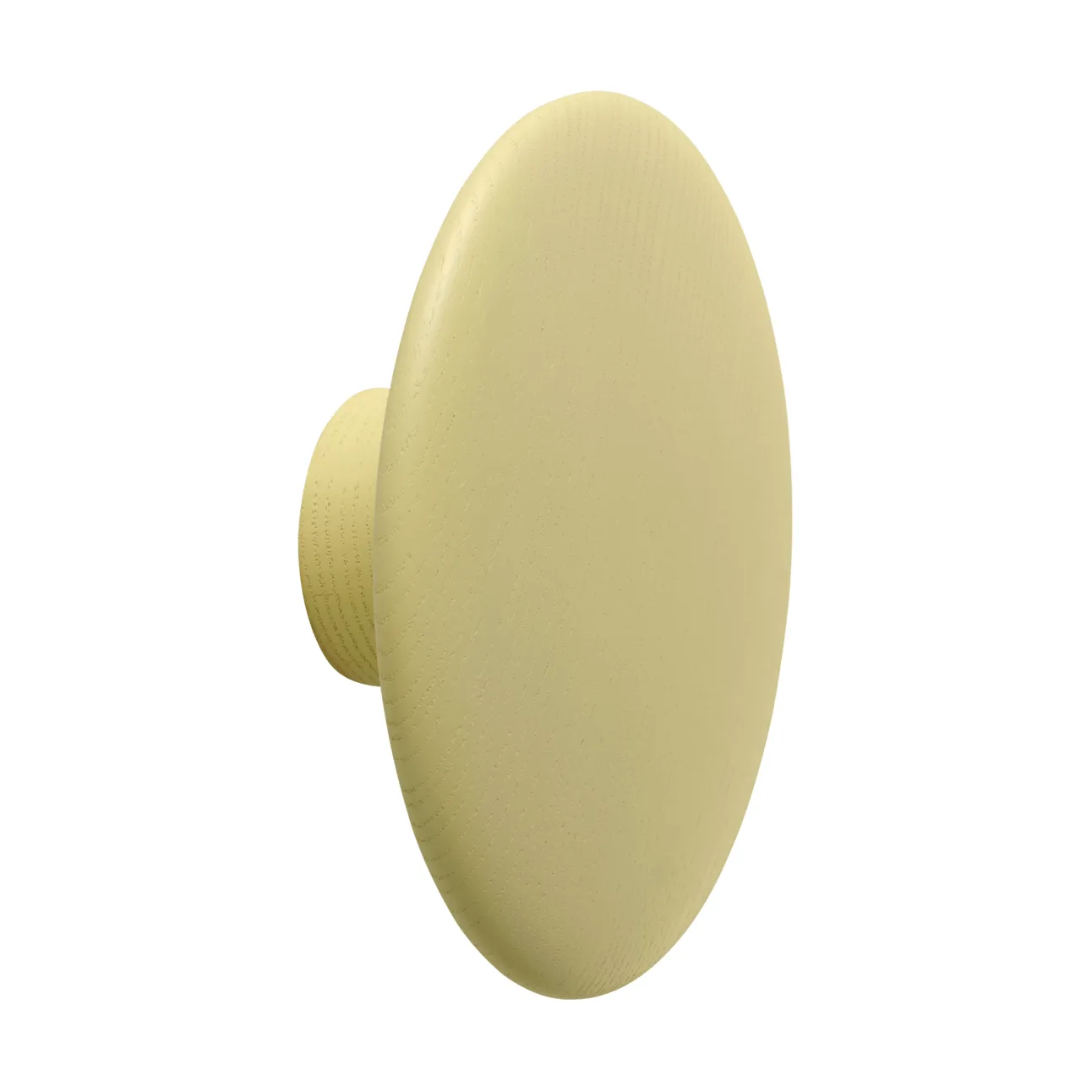 Dots Wood wieszak, Żółto-beżowy, Ø13 cm Muuto