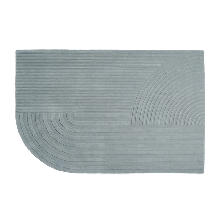 Dywan Relevo 200x300 cm, Sage green Muuto