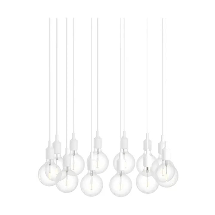 E27 Pendant Cluster 12 lampa wisząca - Biały - Muuto