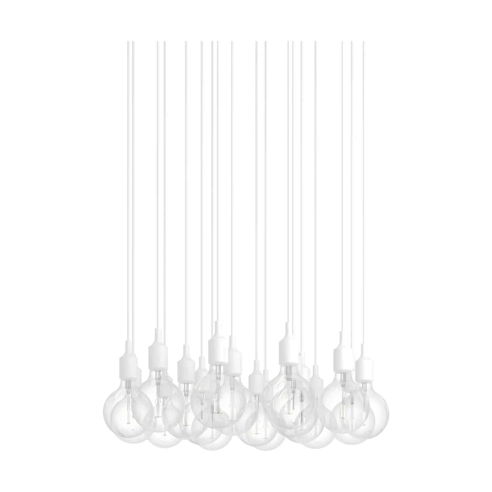 E27 Pendant Cluster 18 lampa wisząca, Biały Muuto