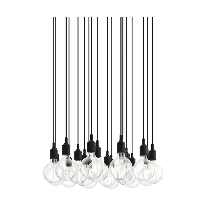 E27 Pendant Cluster 18 lampa wisząca - Black - Muuto