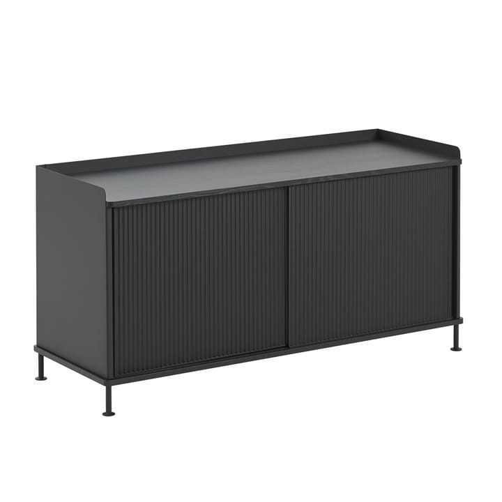 Enfold stolik boczny niski - Black-Black - Muuto