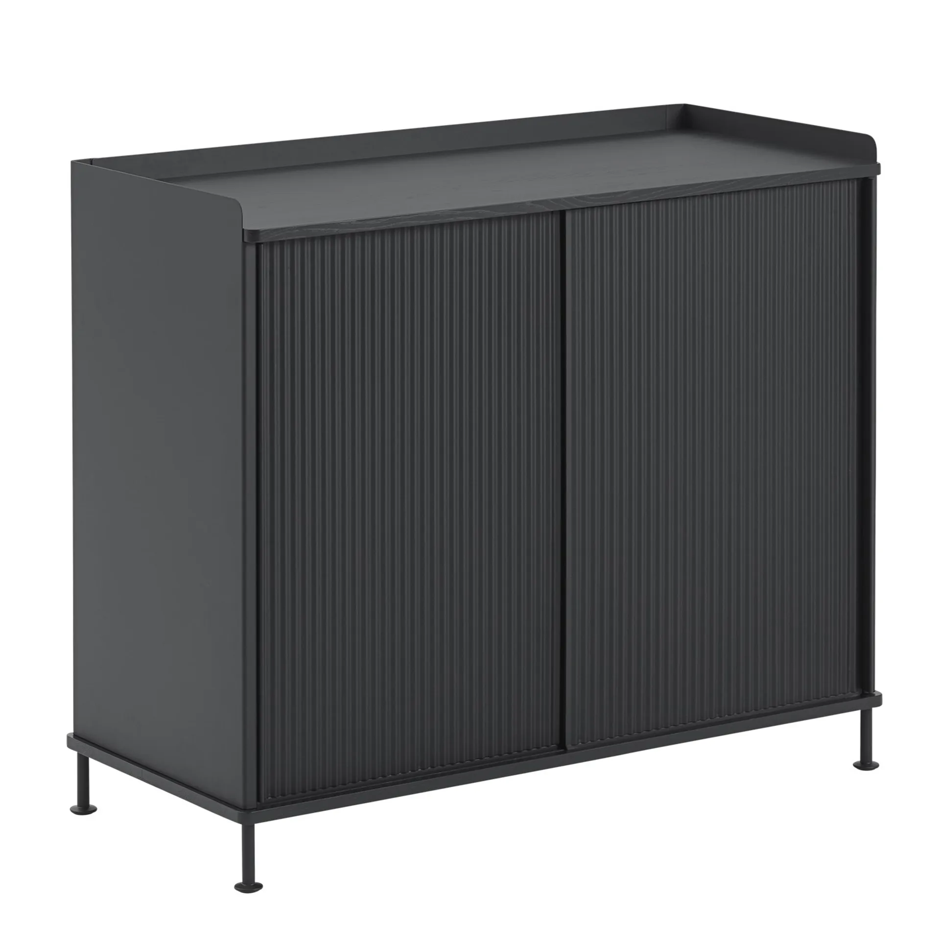 Enfold stolik boczny wysokit, Black-black Muuto
