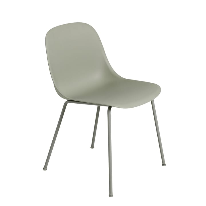 Fiber boczne krzesło tub bas - Dusty green (plastic) - Muuto