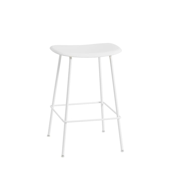 Fiber counter krzesło 65 cm - Natural white-White - Muuto