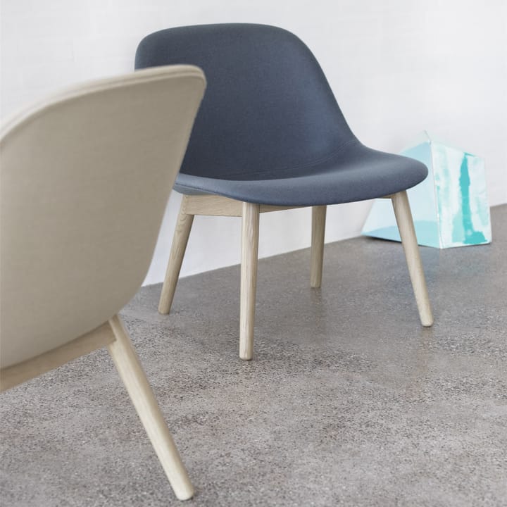 Fiber Lounge krzesło zdębowy, Divina 154 Muuto
