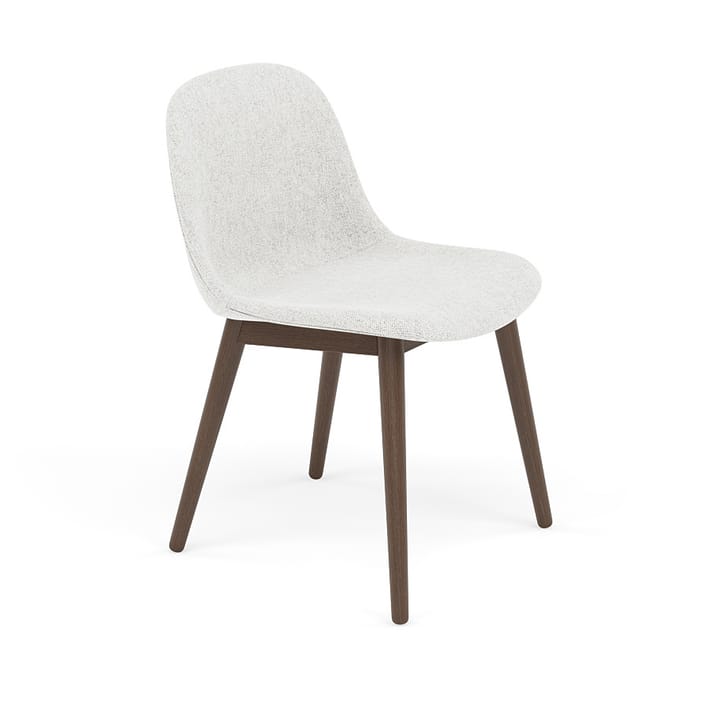 Fiber Side Chair z drewnianymi nogami - Hallingdal nr 110-stained dark brown - Muuto