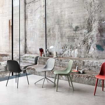 Fiber Stol stalowy stojak - Remix 133-Grey - Muuto