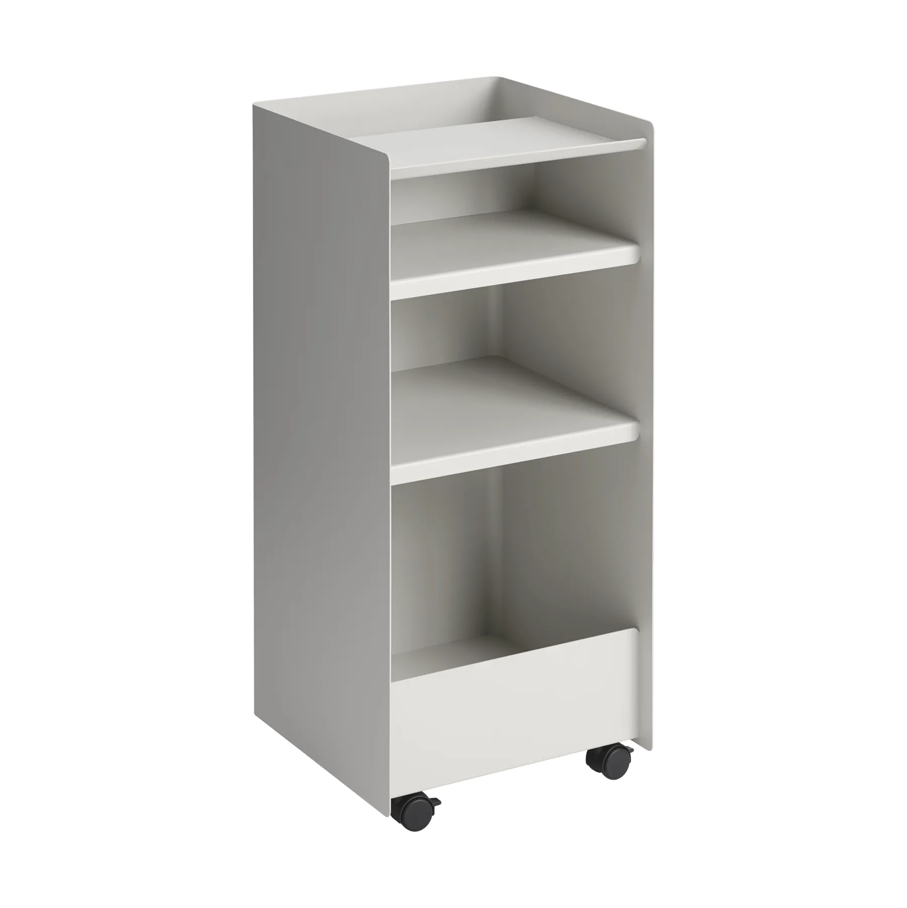 Folded Trolley wózek otwarty, Szary, 37,4x38,7x37,2 cm Muuto