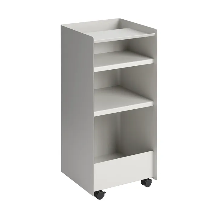 Folded Trolley wózek otwarty - Szary, 37,4x38,7x37,2 cm - Muuto