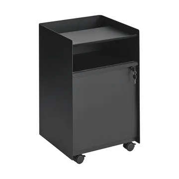Folded Trolley wózek z szafką - Black - Muuto