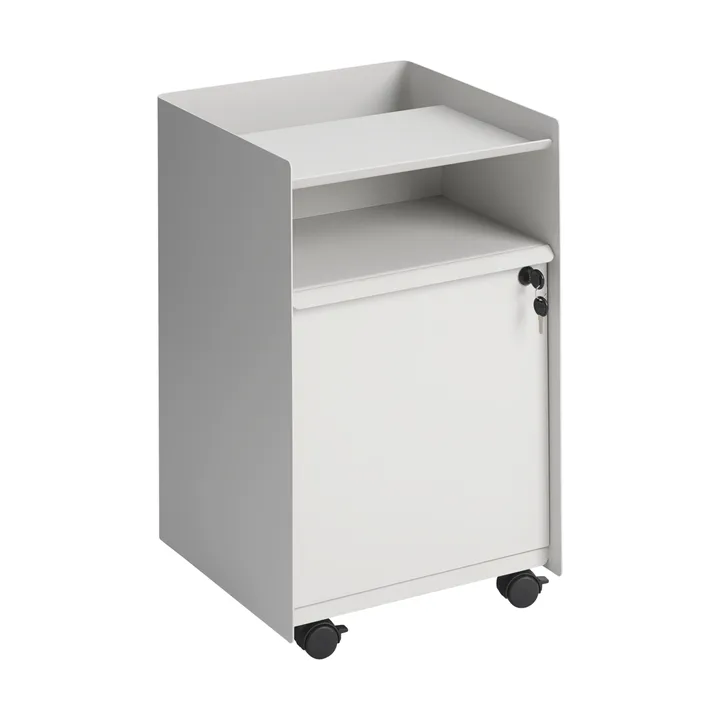 Folded Trolley wózek z szafką - Grey - Muuto